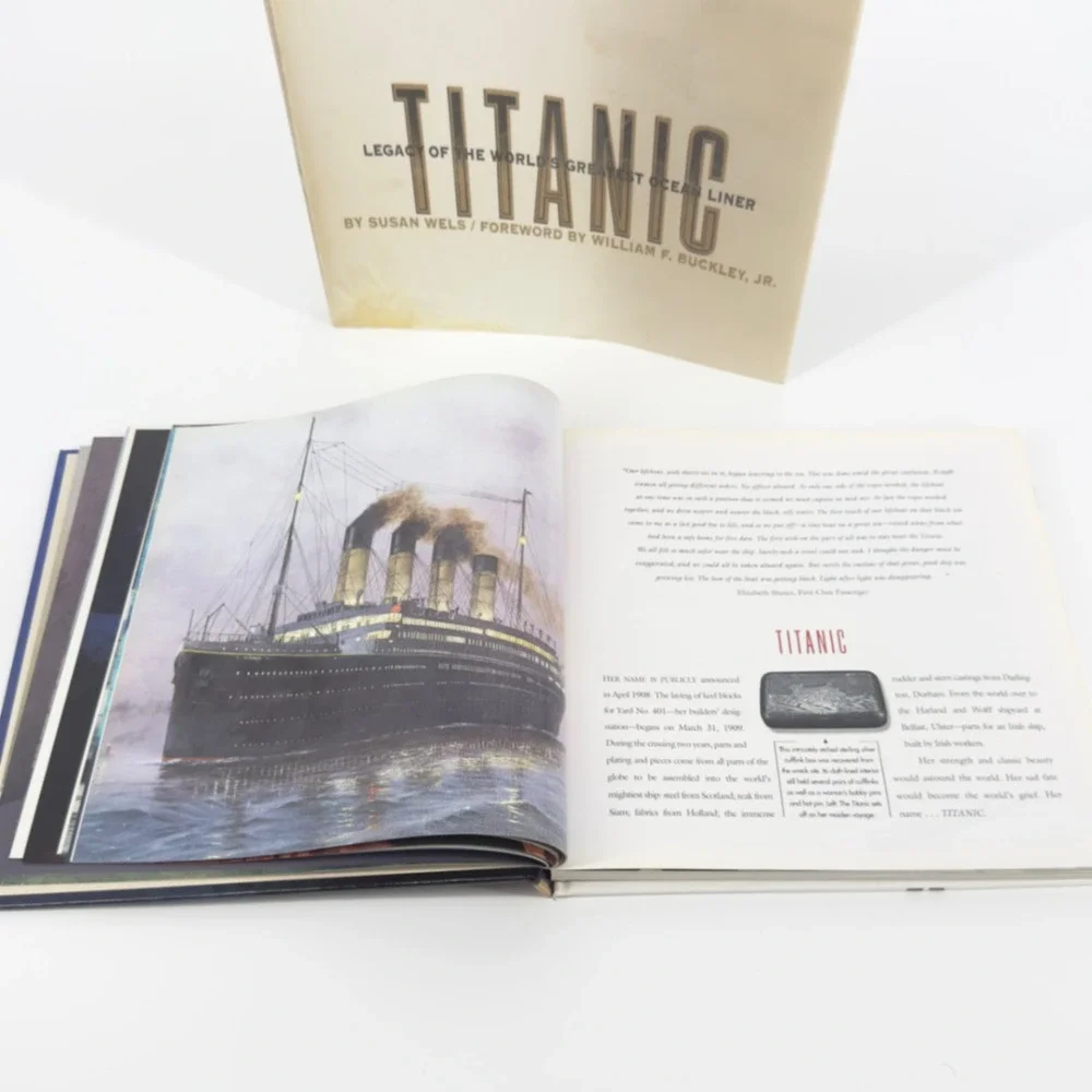 Titanic Legacy of the Worlds Greatest Ocean Liner Susan Wels Time Life Book 1997